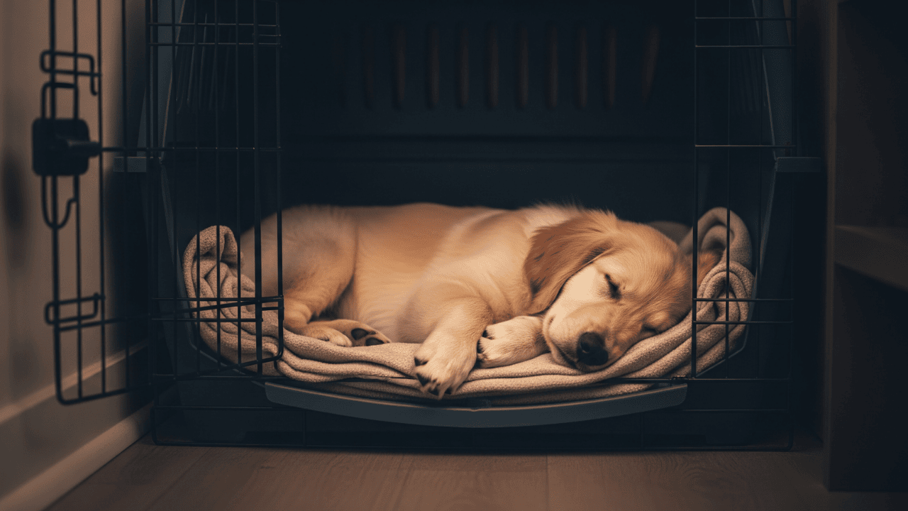 寝ている犬
